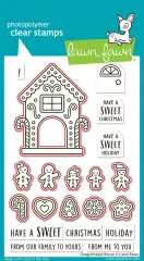 Passendes Stempelset Gingerbread House (separat erhältlich) mit Lebkuchenhaus, Lebkuchenmännchen, Plätzchen und Sprüchen