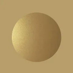 Nahaufnahme der schimmernden Perlmutt-Textur in Gold
