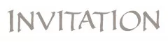 Holzstempel Invitation