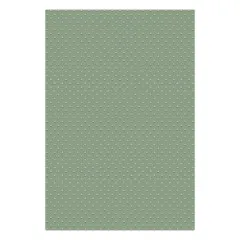 Detailansicht der geprägten Oberfläche des Sizzix Vault Dots Embossing Folders in Salbeigrün