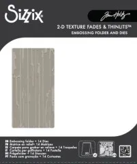 Embossing Folder with Cutting Dies - Vault Side-Order Laboratory by Tim Holtz