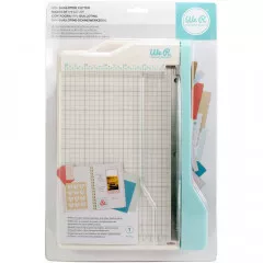 Verpackung des Mini Guillotine Paper Cutters mit Produktabbildung und mehrsprachigen Angaben