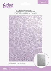 3D Embossing Folder - Radiant Mandala