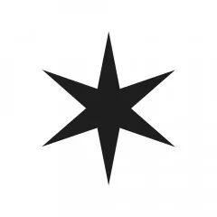 Holzstempel rund - Stern