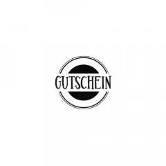 Holzstempel rund - Gutschein