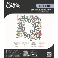 Thinlits Die Set with Stamps - Recount by Seth Apter