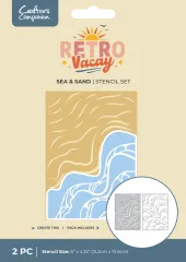 Retro Vacay - Stencil Set - Sea & Sand