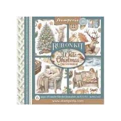 Stamperia - Rub-on Assortment - White Christmas by Cristina Radovan