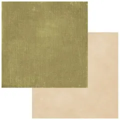Doppelseitiges Unipapier in Salbeigrün mit Rückseite in Creme