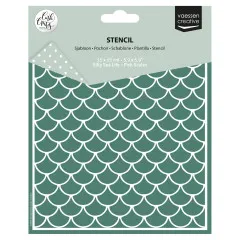 Vaessen Creative - Schablone - Fish Scales by Carla Creates
