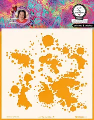 Art By Marlene - Mask / Stencil - Splatters & Splashes
