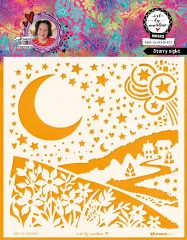 Art By Marlene - Mask / Stencil - Starry Night