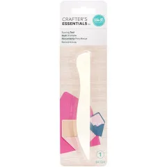Score and Fold Tool von We R Makers, cremefarbenes Werkzeug in Blister-Verpackung, 14,6 cm lang