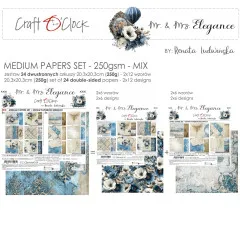 Verpackungsfoto: Zusammensetzung des Medium Papers Set Mix aus Haupt- und Basis-Kollektion