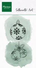 Clear Stamps - Silhouette Art Ornaments