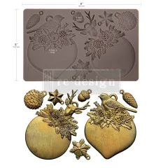 Decor Moulds - Evergreen Antler Emblem