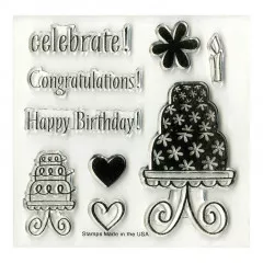 Framelits Die Set with Stamps - Birthday Cake