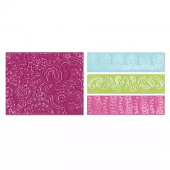 Embossing Folder - Bohemian Botanicals Set