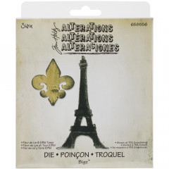 Bigz Die - Fleur de Lis and Eiffel Tower