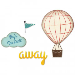 Framelits Dies w/Stamps - Hot Air Balloon