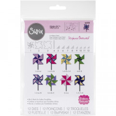 Triplits Die Set - Pinwheels