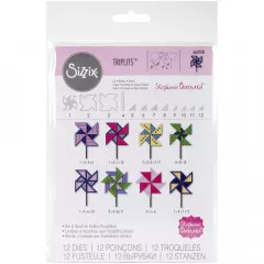 Triplits Die Set - Pinwheels