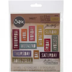 Thinlits Die by Tim Holtz - Block Daily Words