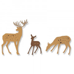 Thinlits Die Set - Woodland Deer