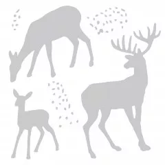 Thinlits Die Set - Woodland Deer