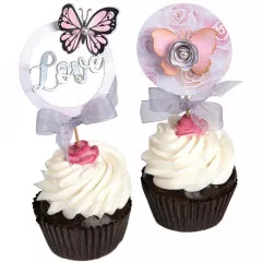 Framelits Dies W/Stamps - Cupcake Topper