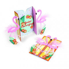 Thinlits Die - Card Flamingo Fold-a-Long