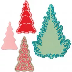 Thinlits Die Set - Fairy Set Background Trees