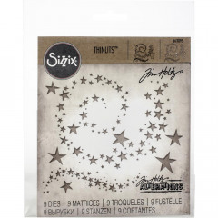 Thinlits Die by Tim Holtz - Swirling Stars