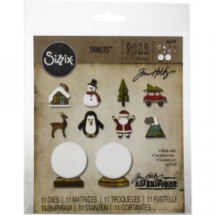 Thinlits Die by Tim Holtz - Tiny Snowglobes