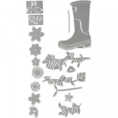 Thinlits Die Set - Rain Boot Planter