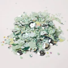 Sizzix Sequins and Beads - Green Tea