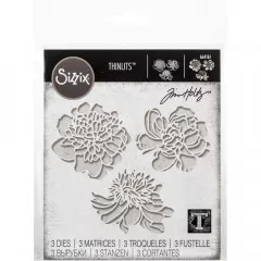 Thinlits Die Set by Tim Holtz - Cutout Blossoms