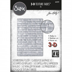 3D Embossing Folder - Brickwork