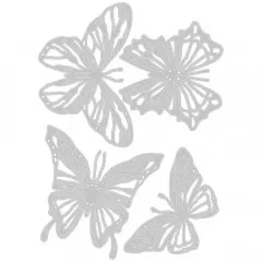 Thinlits Die Set - Scribbly Butterflies