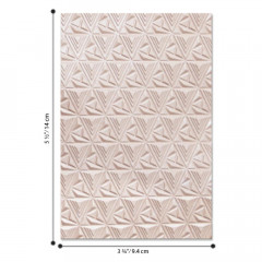 3D Embossing Folder - Geometric Lattice