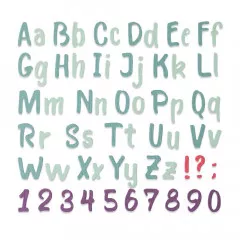 Thinlits Die - Bold Brush Alphabet