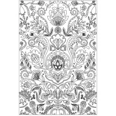 3D Embossing Folder - Folk Doodle