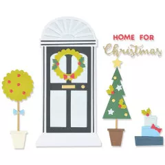 Thinlits Die Set - Home for Christmas