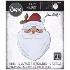 Thinlits Dies by Tim Holtz - Santas Wish Colorize