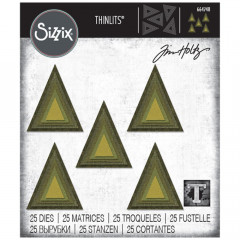 Thinlits Dies - Stacked Tiles Triangles