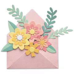 Thinlits Die Set - Flowers w/ Envelope