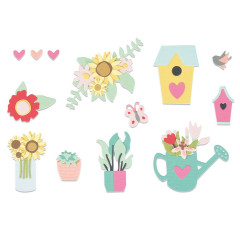 Thinlits Die Set - Floral Garden