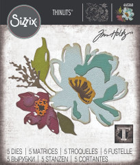 Thinlits Die Set by Tim Holtz - Brushstroke Flowers No. 3