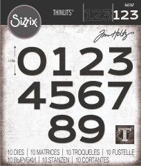 Thinlits Die Set by Tim Holtz - Countdown