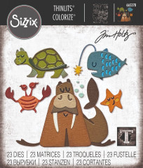 Thinlits Die Set by Tim Holtz - Under the Sea No. 2 Colorize